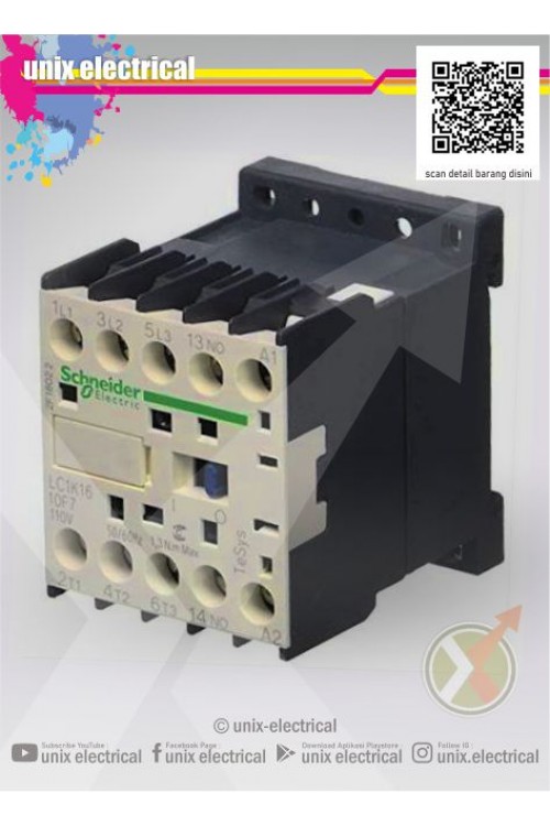 Magnetic Contactor 3P LC1K0610 Series Schneider Electric