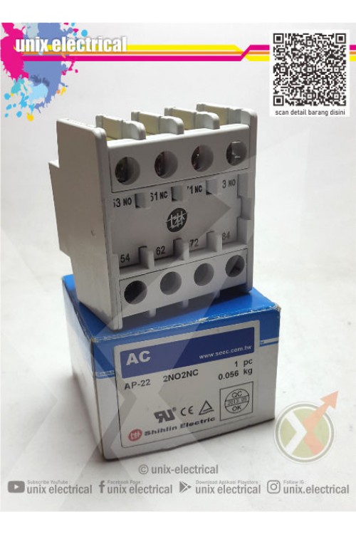 Auxiliary Contact AP-22 Shihlin Electric