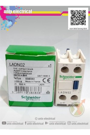 Auxiliary Contact LADN02 Schneider Electric