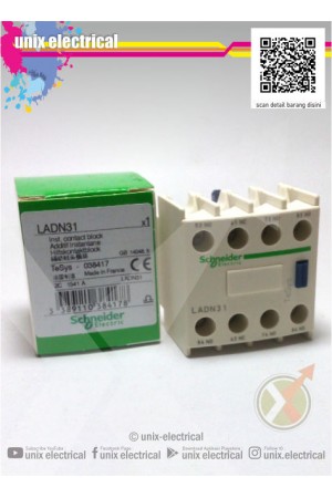 Auxiliary Contact LADN31 Schneider Electric