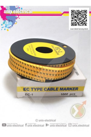Cable Marker Huruf N