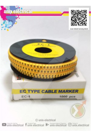 Cable Marker Huruf S