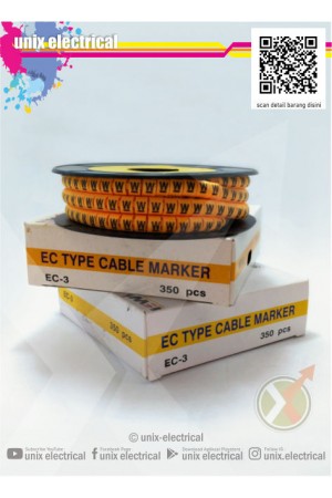 Cable Marker Huruf W