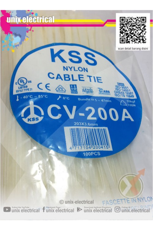 Cable Ties CV-200 KSS