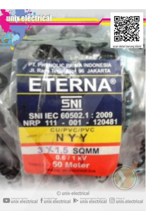 Kabel NYY 3x1.5 mm Eterna