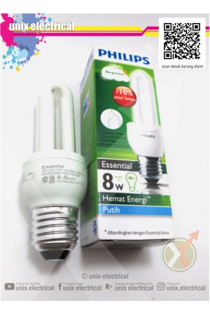 Lampu Essential 8W Philips