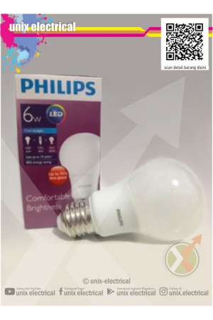 Lampu LED Bulb 6W Philips