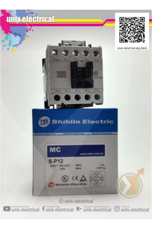 Magnetic Contactor 3P S-P12 Shihlin Electric