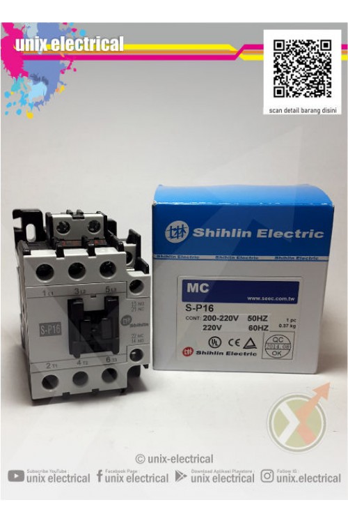 Magnetic Contactor 3P S-P16S Shihlin Electric