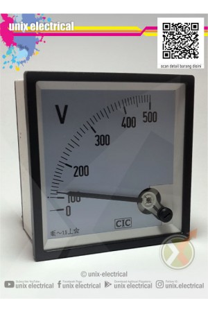 Voltmeter Analog 96x96 mm CIC