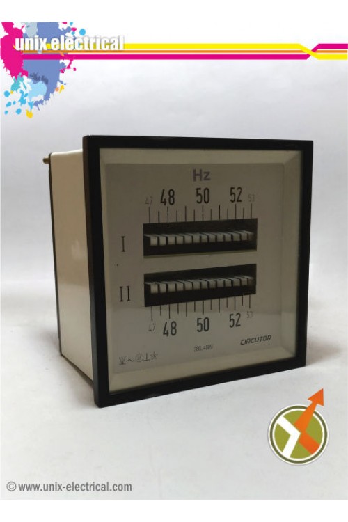 Double Frequency Meter Analog Circutor