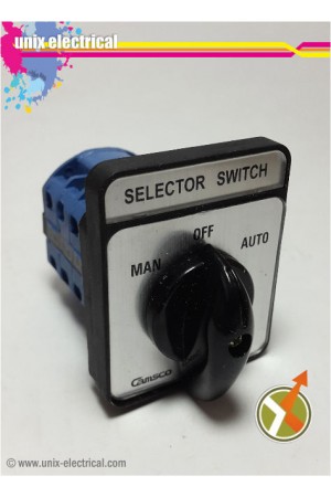 Selector Switch Man-Off-Auto CA111 Camsco