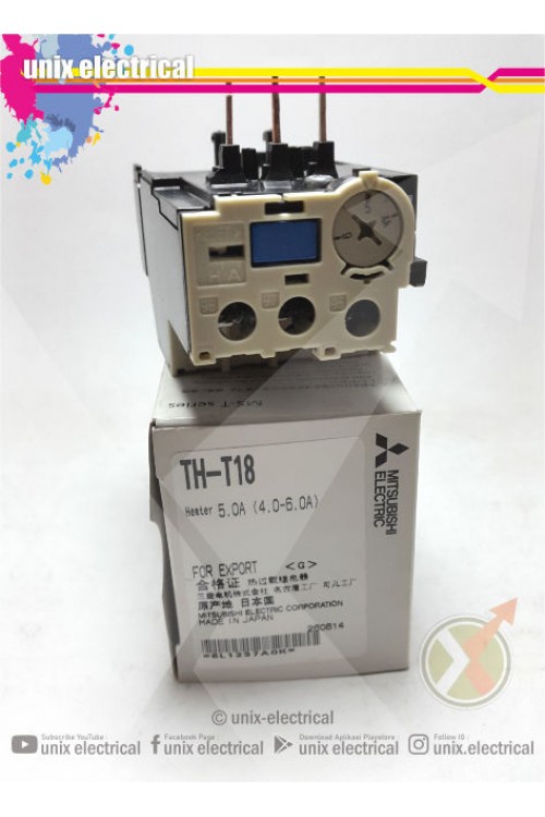 Thermal Overload Relay THT-18 5A Mitsubishi
